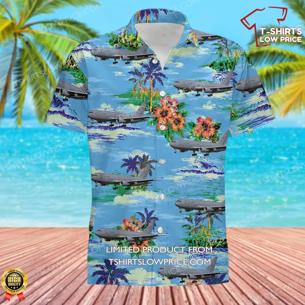 USA Air Force Boeing KC 46A Pegasus 767 2C Hawaiian Shirt1 USA Air Force Boeing KC 46A Pegasus 767 2C Hawaiian Shirt1