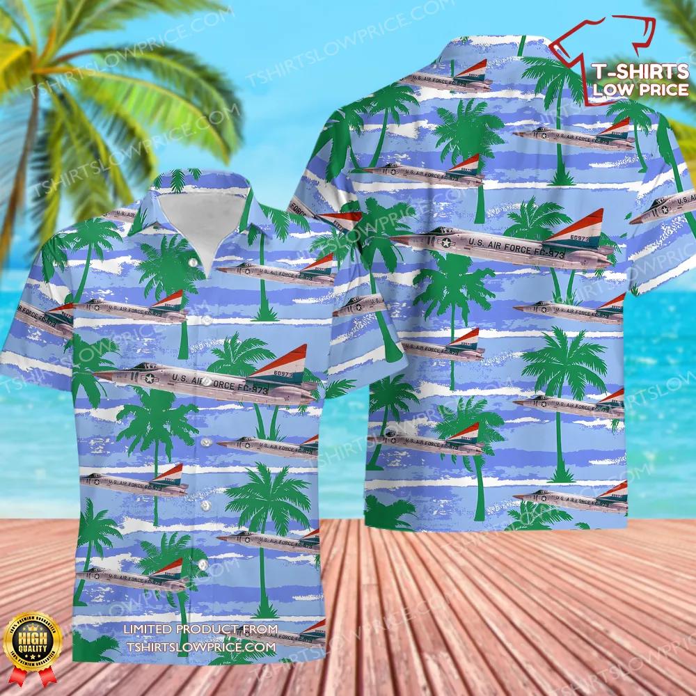 USA Air Force Convair F-102A Delta Dagger Hawaiian Shirt USA Air Force Convair F 102A Delta Dagger Hawaiian Shirt