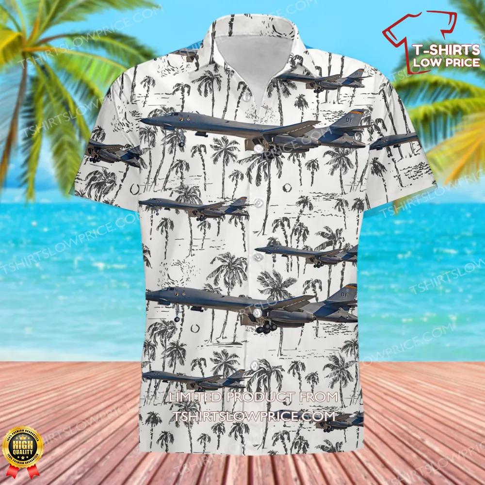USA Air Force Rockwell B 1B Lancer Hawaiian Shirt1 USA Air Force Rockwell B 1B Lancer Hawaiian Shirt1