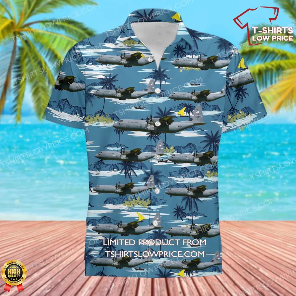 USA Air Force Lockheed Martin C 130 Hercules L 382 Hawaiian Shirt1 USA Air Force Lockheed Martin C 130 Hercules L 382 Hawaiian Shirt1