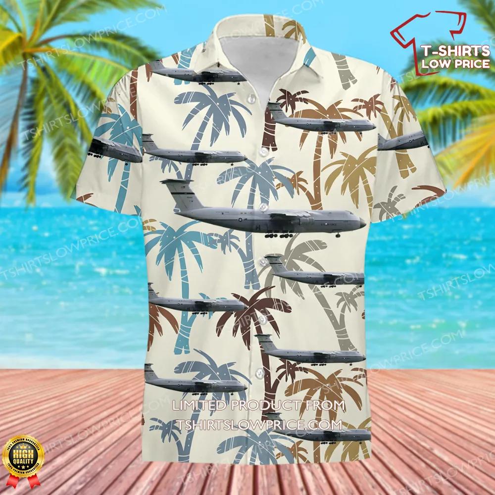 USA Air Force Lockheed C 5 Galaxy Hawaiian Shirt1 USA Air Force Lockheed C 5 Galaxy Hawaiian Shirt1