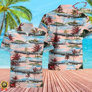 Israel Air Force Boeing 707-300 Hawaiian Shirt Israel Air Force Boeing 707-300 Hawaiian Shirt