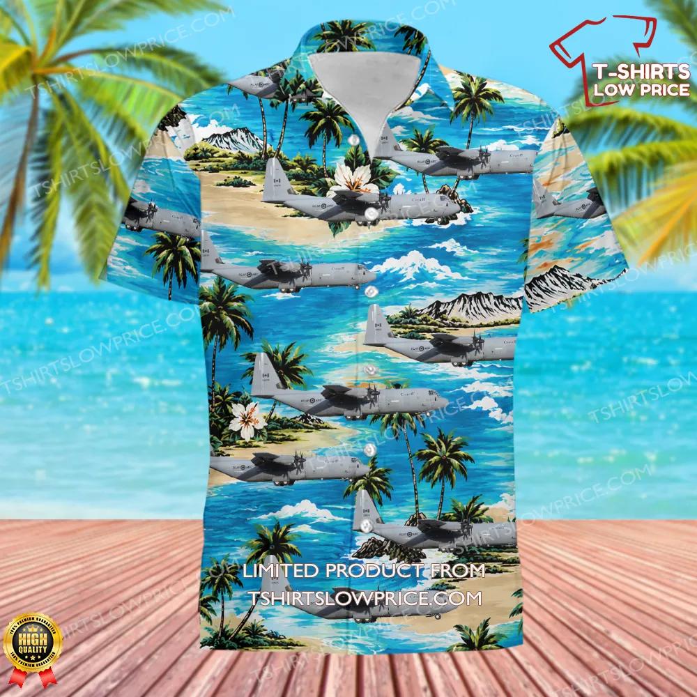 Canada Air Force Lockheed Martin CC 130J 30 Hercules Hawaiian Shirt1 Canada Air Force Lockheed Martin CC 130J 30 Hercules Hawaiian Shirt1