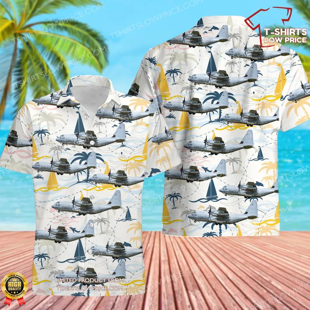 USA Marines Lockheed Martin KC-130J Hercules Hawaiian Shirt USA Marines Lockheed Martin KC 130J Hercules Hawaiian Shirt