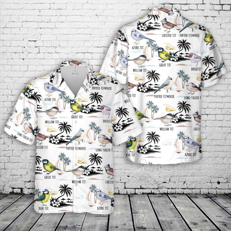 I Love Tits Bird Lover Hawaiian Shirt I Love Tits Bird Lover Hawaiian Shirt