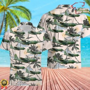 USA Air Force Lockheed C-130E Hercules (L-382) Hawaiian Shirt USA Air Force Lockheed C-130E Hercules (L-382) Hawaiian Shirt