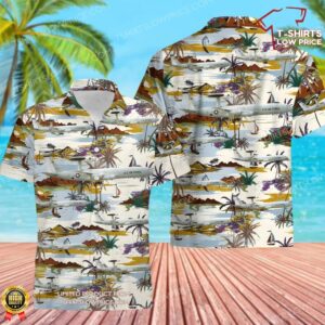 USA Air Force Boeing E-3B Sentry Hawaiian Shirt USA Air Force Boeing E-3B Sentry Hawaiian Shirt