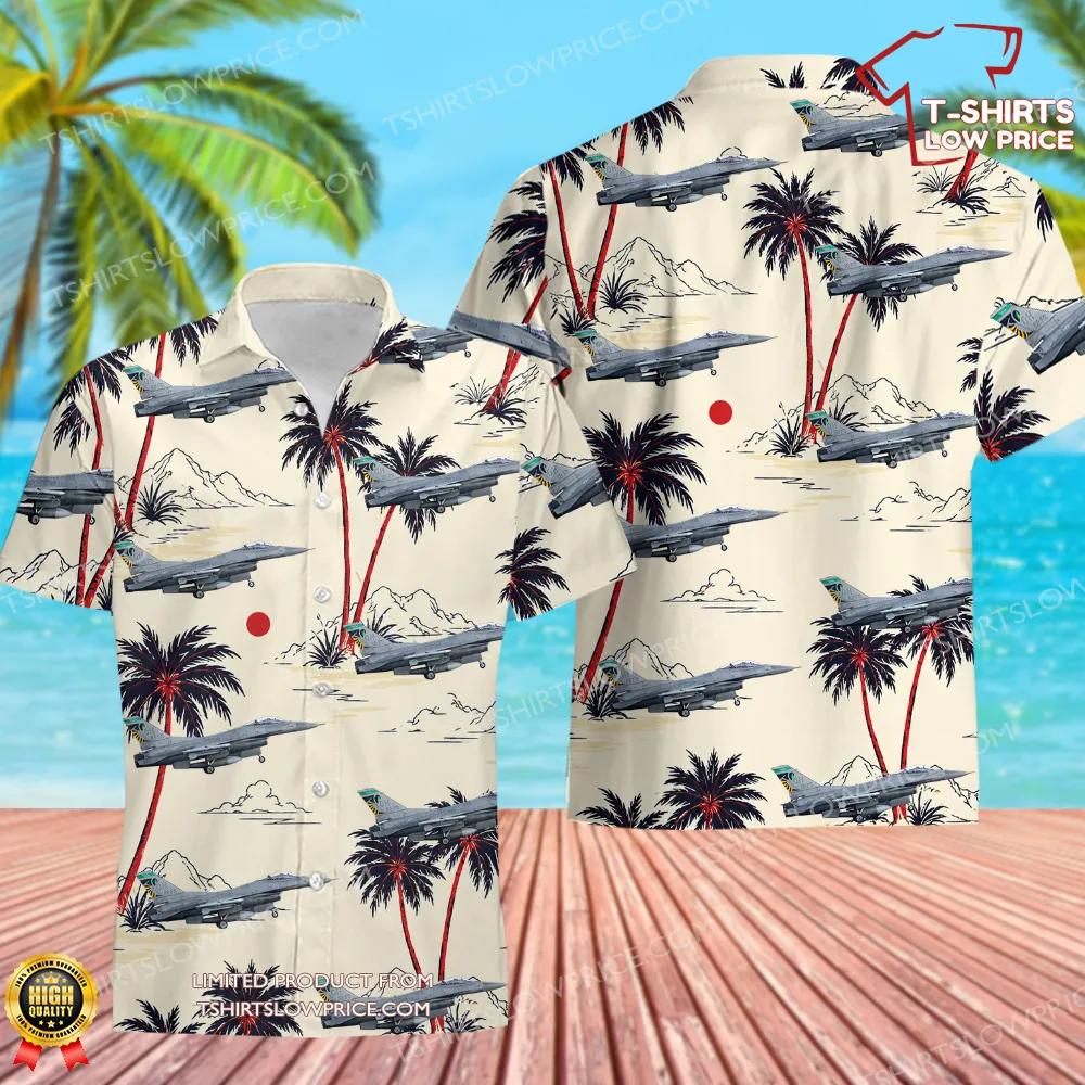 USA Air Force General Dynamics F-16CM Fighting Falcon Hawaiian Shirt USA Air Force General Dynamics F 16CM Fighting Falcon Hawaiian Shirt 2