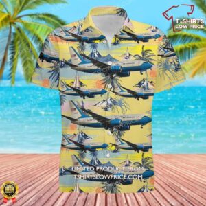 USA Air Force Boeing C-40C Hawaiian Shirt